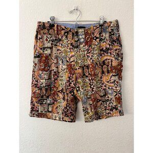 J Crew madras bohemian relaxed fit vintage style shorts mens size 34 W